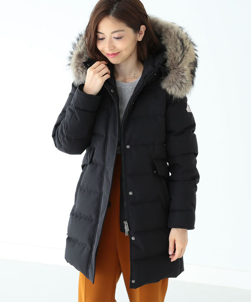 Demi-Luxe BEAMS（デミルクス ビームス）の「PYRENEX / GRENOBLE ダウンコート（ダウンジャケット/コート・レディース・ブラック/ネイビー・38/36）」の2枚目の写真