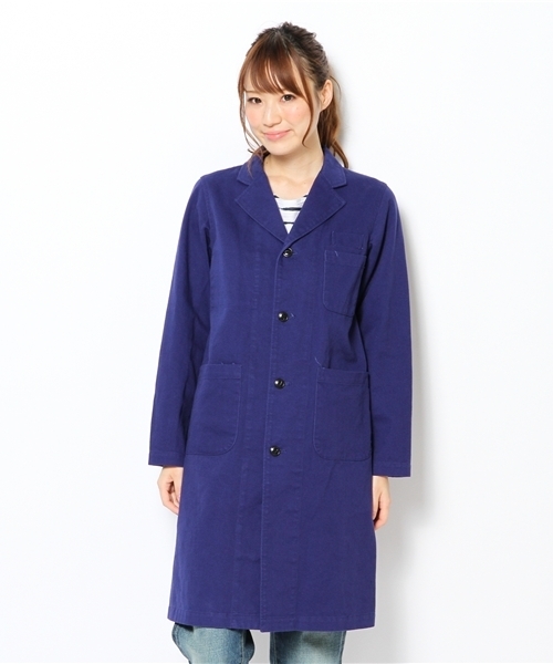 BEAMS BOY（ビームスボーイ）の「BEAMS BOY / チノ ショップコート（その他アウター・レディース・カーキ/オレンジ/ネイビー/パープル・ONE SIZE）」の5枚目の写真