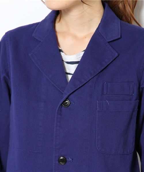 BEAMS BOY（ビームスボーイ）の「BEAMS BOY / チノ ショップコート（その他アウター・レディース・カーキ/オレンジ/ネイビー/パープル・ONE SIZE）」の9枚目の写真