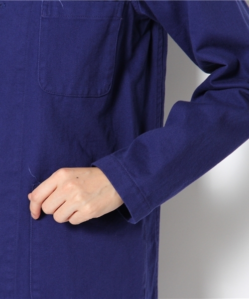 BEAMS BOY（ビームスボーイ）の「BEAMS BOY / チノ ショップコート（その他アウター・レディース・カーキ/オレンジ/ネイビー/パープル・ONE SIZE）」の10枚目の写真