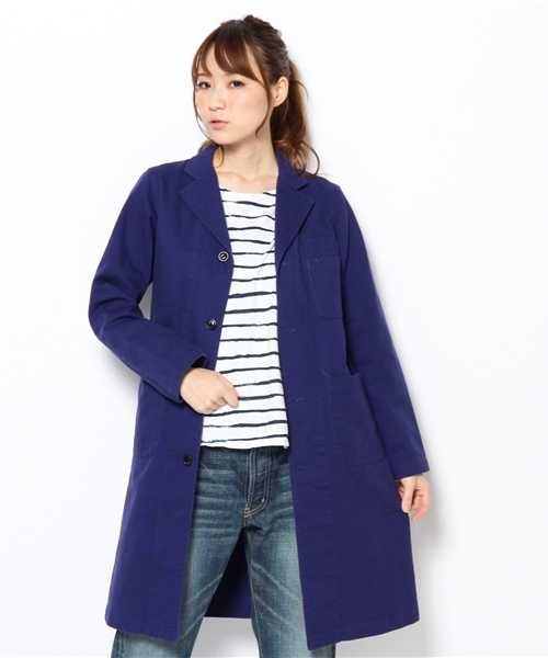 BEAMS BOY（ビームスボーイ）の「BEAMS BOY / チノ ショップコート（その他アウター・レディース・カーキ/オレンジ/ネイビー/パープル・ONE SIZE）」の14枚目の写真