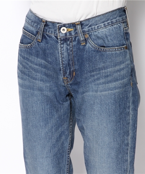 Another Edition（アナザーエディション）の「AE SLIM BOYS DNM Ⅲ（デニムパンツ・レディース・オフホワイト/コバルトブルー・SMALL/MEDIUM）」の5枚目の写真