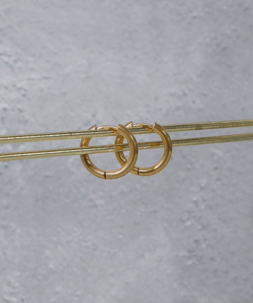 SBG（エスビー）の「SBG サージカルステンレスフープピアス / 金属アレルギー対応（ピアス（両耳用）・メンズ・シルバー/ゴールド/ブラック/ピンクゴールド/ブルー/ブラック系その他/ピンク系その他/ゴールド系その他/ブルー系その他/シルバー系その他・8/10/12/20/16/14）」の10枚目の写真