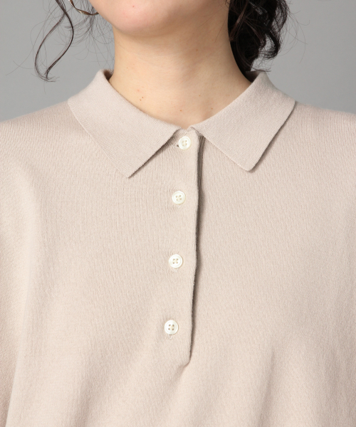 LOWRYS FARM(ローリーズファーム)の「12GBIGポロプルオーバー 819851(ニット/セーター・レディース・ブラック/ベージュ・FREE)」の10枚目の写真