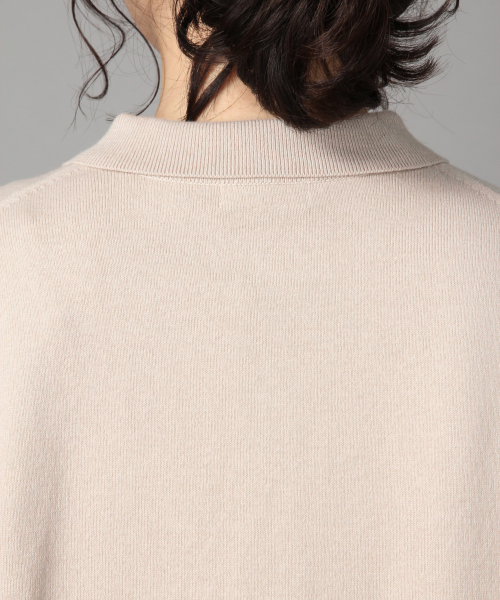 LOWRYS FARM(ローリーズファーム)の「12GBIGポロプルオーバー 819851(ニット/セーター・レディース・ブラック/ベージュ・FREE)」の7枚目の写真