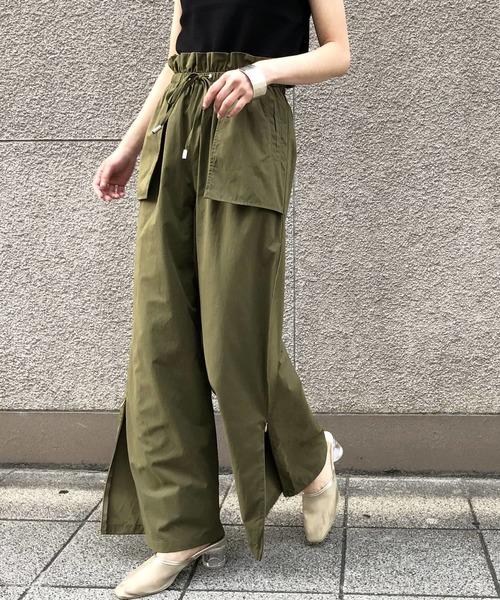 &g'aime（アンジェム）の「【&g'aime】イージーベイカーパンツ（その他パンツ・レディース・ベージュ/カーキ・FREE）」の2枚目の写真