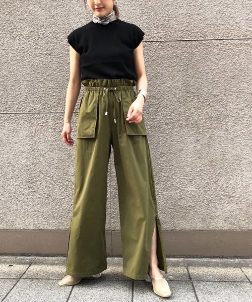 &g'aime（アンジェム）の「【&g'aime】イージーベイカーパンツ（その他パンツ・レディース・ベージュ/カーキ・FREE）」の11枚目の写真