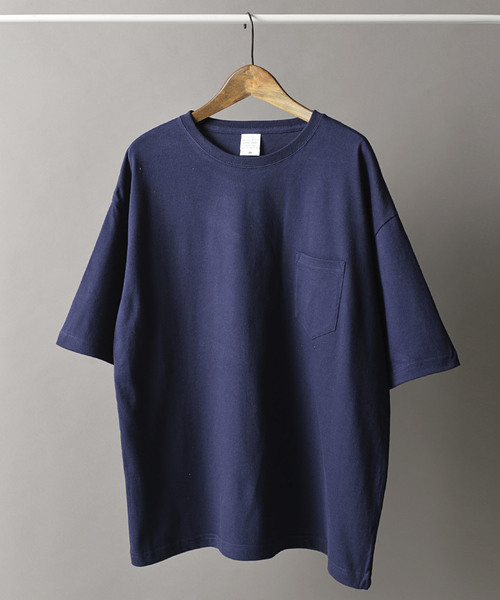 ADPOSION(アドポーション)の「【United Athle】5.6oz ビッグシルエットポケット付きTシャツ(Tシャツ/カットソー・メンズ・グレー/グリーン/ブラック/ホワイト/カーキ/ネイビー・LARGE/MEDIUM)」の6枚目の写真