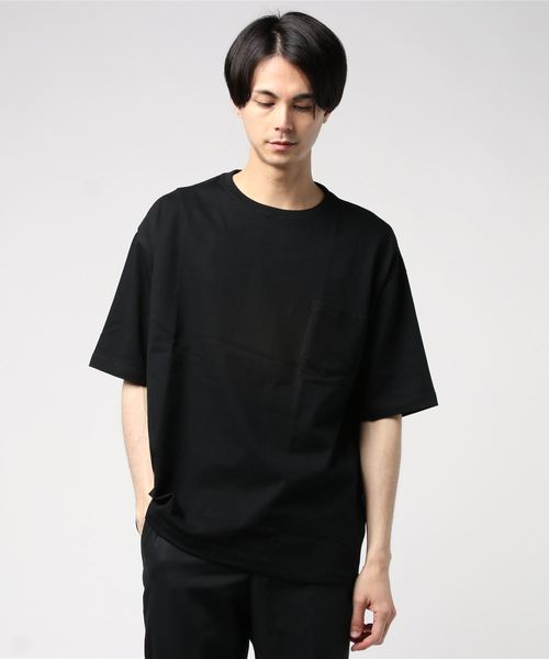 ADPOSION(アドポーション)の「【United Athle】5.6oz ビッグシルエットポケット付きTシャツ(Tシャツ/カットソー・メンズ・グレー/グリーン/ブラック/ホワイト/カーキ/ネイビー・LARGE/MEDIUM)」の14枚目の写真