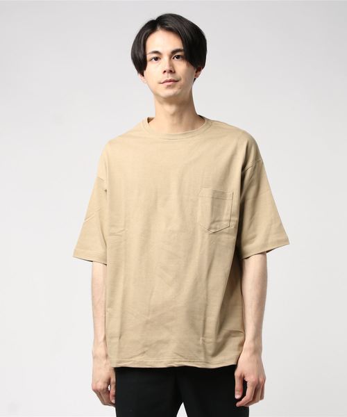 ADPOSION(アドポーション)の「【United Athle】5.6oz ビッグシルエットポケット付きTシャツ(Tシャツ/カットソー・メンズ・グレー/グリーン/ブラック/ホワイト/カーキ/ネイビー・LARGE/MEDIUM)」の11枚目の写真