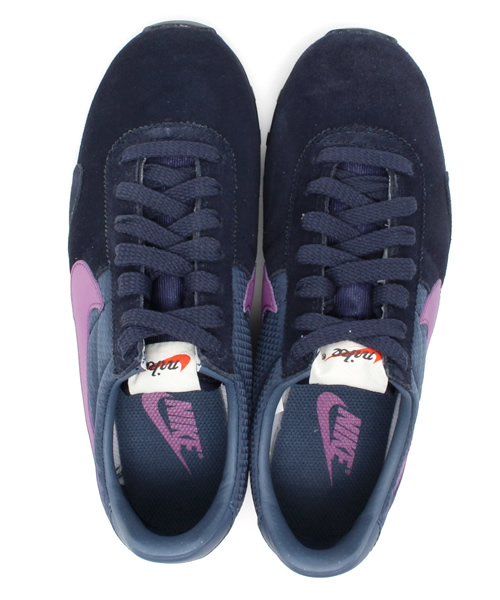 NIKE（ナイキ）の「ナイキ ウィメンズ プリモントリオール レーサー ビンテージ WMS NIKE PRE MONTREAL RCR VNTG 555258（スニーカー・レディース・ネイビー・23cm）」の8枚目の写真