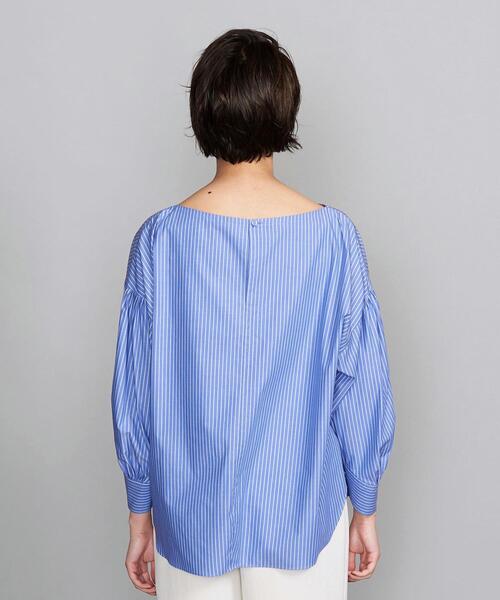 BEAUTY&YOUTH UNITED ARROWS（ビューティーアンドユースユナイテッドアローズ）の「BY コットンボリュームスリーブボートネック8分袖ブラウスо（シャツ/ブラウス・レディース・その他1/ホワイト/ブラック・FREE）」の19枚目の写真