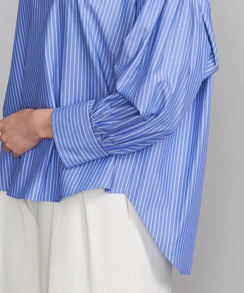 BEAUTY&YOUTH UNITED ARROWS（ビューティーアンドユースユナイテッドアローズ）の「BY コットンボリュームスリーブボートネック8分袖ブラウスо（シャツ/ブラウス・レディース・その他1/ホワイト/ブラック・FREE）」の17枚目の写真