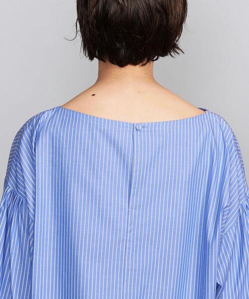 BEAUTY&YOUTH UNITED ARROWS（ビューティーアンドユースユナイテッドアローズ）の「BY コットンボリュームスリーブボートネック8分袖ブラウスо（シャツ/ブラウス・レディース・その他1/ホワイト/ブラック・FREE）」の14枚目の写真