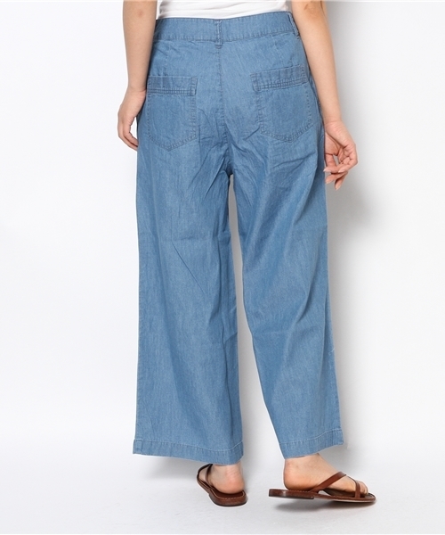 Ray BEAMS（レイビームス）の「○Ray BEAMS / デニム ワイドクロップド（その他パンツ・レディース・ライトブルー・1/0）」の3枚目の写真