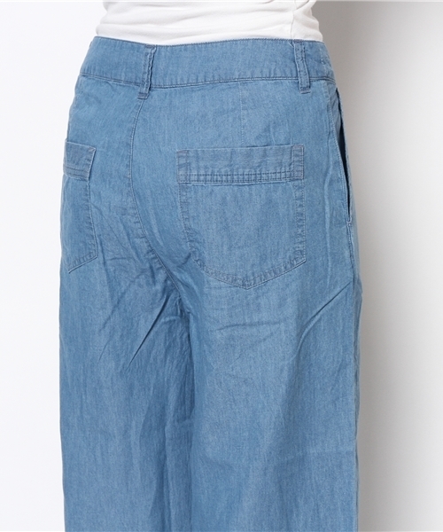 Ray BEAMS（レイビームス）の「○Ray BEAMS / デニム ワイドクロップド（その他パンツ・レディース・ライトブルー・1/0）」の5枚目の写真