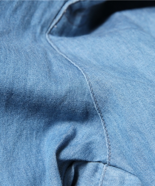 Ray BEAMS（レイビームス）の「○Ray BEAMS / デニム ワイドクロップド（その他パンツ・レディース・ライトブルー・1/0）」の9枚目の写真