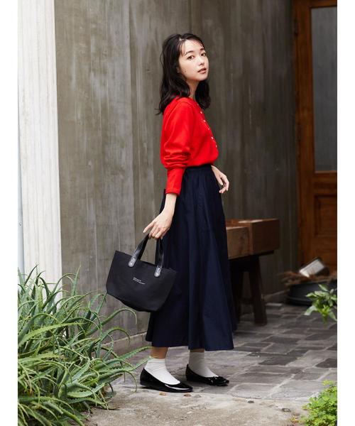 CRAFT STANDARD BOUTIQUE（クラフトスタンダードブティック）の「【セットアップ対応】綿スラブフレアロングスカート〇（スカート・レディース・ベージュ/ネイビー/カーキ・M/L）」の17枚目の写真