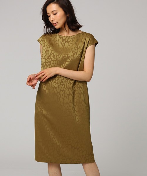 Untitled アンタイトル のファッション ワンピース セール ジャカードアニマルプリントワンピース ワンピース