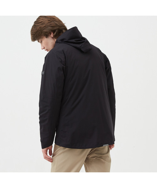 AIGLE(エーグル)の「透湿防水 TH マウンテンパーカー(マウンテンパーカー・メンズ・ブラック/グリーン・MEDIUM/LARGE/X-LARGE)」の22枚目の写真