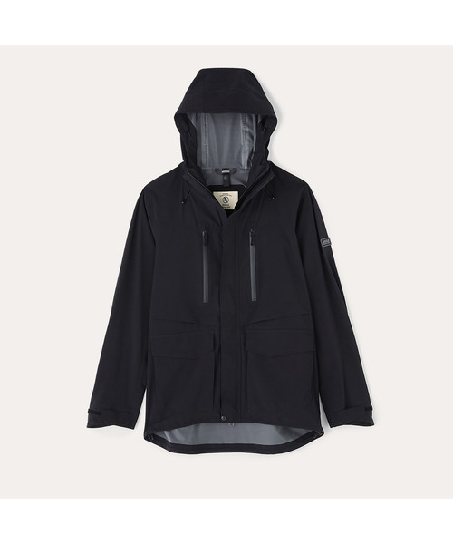 AIGLE(エーグル)の「透湿防水 TH マウンテンパーカー(マウンテンパーカー・メンズ・ブラック/グリーン・MEDIUM/LARGE/X-LARGE)」の14枚目の写真