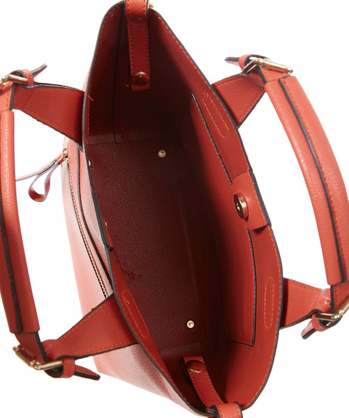 Edit Sheen（エディットシーン）の「フロントジップポケットハンドバッグ（ハンドバッグ・レディース・ブラック/ベージュ/オレンジ・FREE）」の10枚目の写真