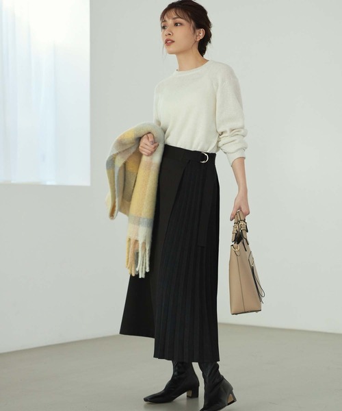 Edit Sheen（エディットシーン）の「フロントジップポケットハンドバッグ（ハンドバッグ・レディース・ブラック/ベージュ/オレンジ・FREE）」の15枚目の写真