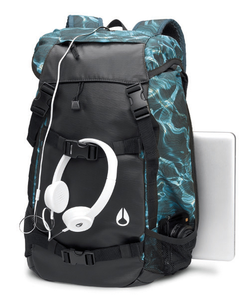 NIXON(ニクソン)の「NIXON LANDLOCK Ⅱ(バックパック/リュック・メンズ・ブラック/レッド/カモフラージュ/マルチ・ONE SIZE)」の13枚目の写真