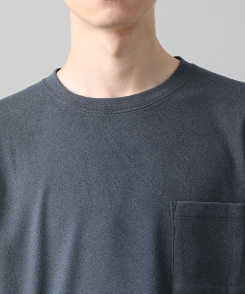 JUNRED(ジュンレッド)の「モイスチャースムースロンT(Tシャツ/カットソー・メンズ・ブラック/ベージュ/ブルー/オレンジ・S/M/L)」の15枚目の写真