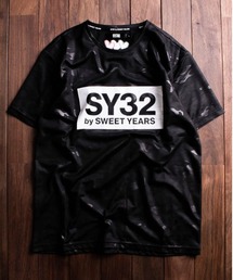 SY32 by SWEET YEARS�i�G�X���C�T�[�e�B�g�D�o�C�X�B�[�g�C���[�Y�j�́u�y73�z�yit�z�ySY32 by SWEET YEARS�zEMBOSS BOXLOG TEE�iT�V���c/�J�b�g�\�[�j�v