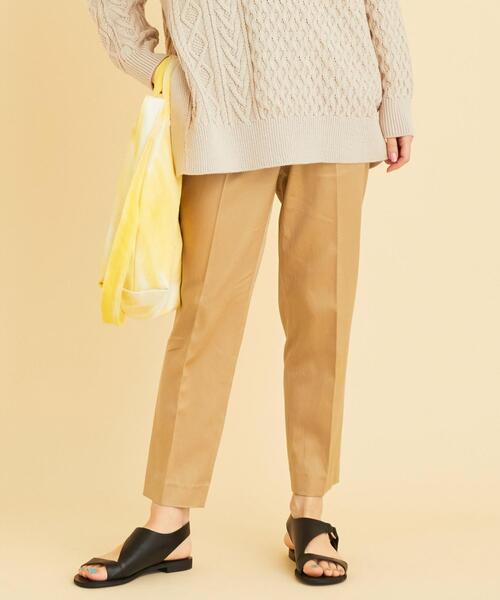 BEAUTY&YOUTH UNITED ARROWS（ビューティーアンドユースユナイテッドアローズ）の「BY∴ サテンドローストリングパンツ -ウォッシャブル- ◆（その他パンツ・レディース・ベージュ/ブラック/ライム・SMALL/LARGE/MEDIUM）」の18枚目の写真