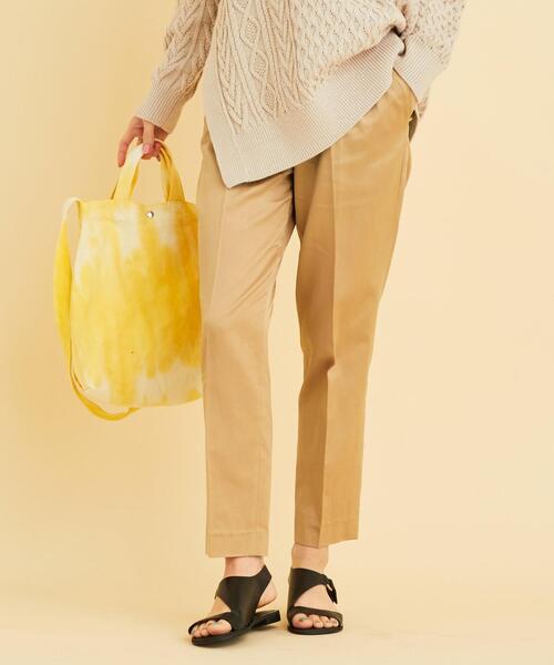 BEAUTY&YOUTH UNITED ARROWS（ビューティーアンドユースユナイテッドアローズ）の「BY∴ サテンドローストリングパンツ -ウォッシャブル- ◆（その他パンツ・レディース・ベージュ/ブラック/ライム・SMALL/LARGE/MEDIUM）」の16枚目の写真