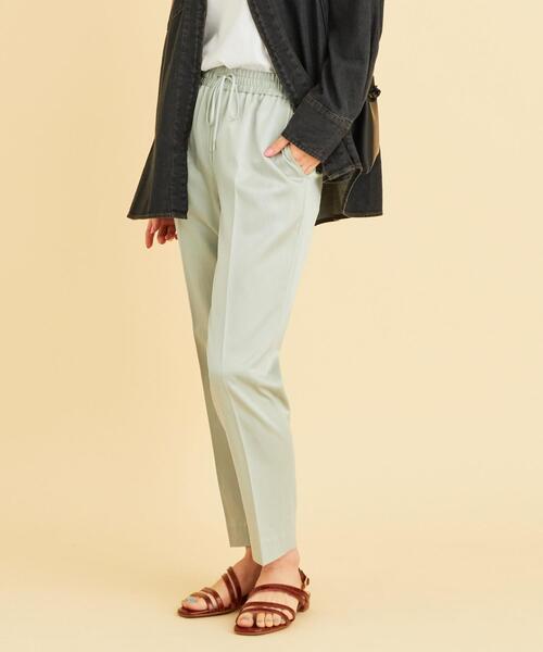 BEAUTY&YOUTH UNITED ARROWS（ビューティーアンドユースユナイテッドアローズ）の「BY∴ サテンドローストリングパンツ -ウォッシャブル- ◆（その他パンツ・レディース・ベージュ/ブラック/ライム・SMALL/LARGE/MEDIUM）」の14枚目の写真