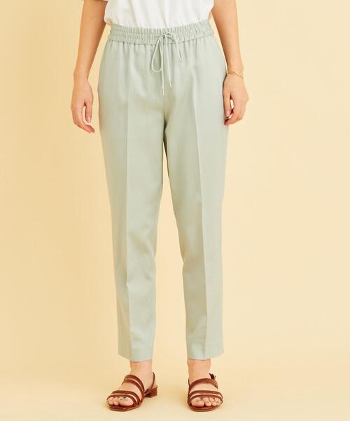 BEAUTY&YOUTH UNITED ARROWS（ビューティーアンドユースユナイテッドアローズ）の「BY∴ サテンドローストリングパンツ -ウォッシャブル- ◆（その他パンツ・レディース・ベージュ/ブラック/ライム・SMALL/LARGE/MEDIUM）」の12枚目の写真