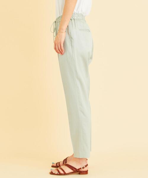 BEAUTY&YOUTH UNITED ARROWS（ビューティーアンドユースユナイテッドアローズ）の「BY∴ サテンドローストリングパンツ -ウォッシャブル- ◆（その他パンツ・レディース・ベージュ/ブラック/ライム・SMALL/LARGE/MEDIUM）」の11枚目の写真