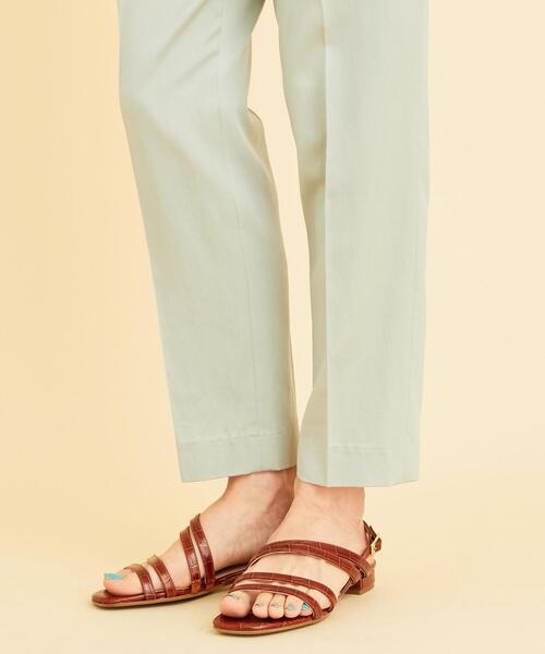 BEAUTY&YOUTH UNITED ARROWS（ビューティーアンドユースユナイテッドアローズ）の「BY∴ サテンドローストリングパンツ -ウォッシャブル- ◆（その他パンツ・レディース・ベージュ/ブラック/ライム・SMALL/LARGE/MEDIUM）」の8枚目の写真