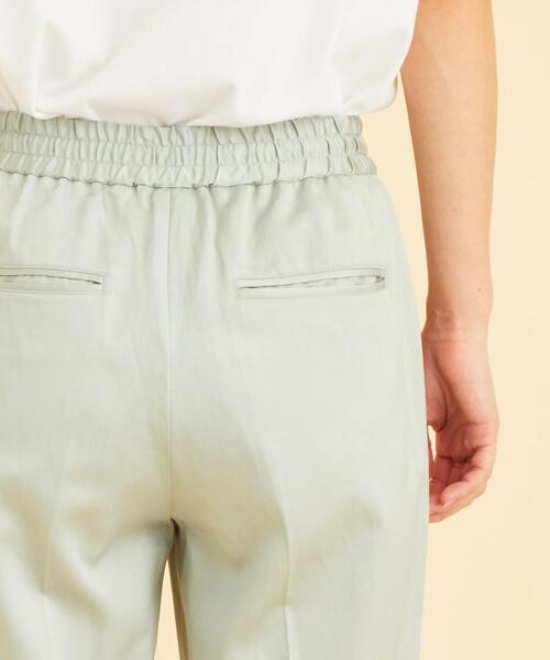 BEAUTY&YOUTH UNITED ARROWS（ビューティーアンドユースユナイテッドアローズ）の「BY∴ サテンドローストリングパンツ -ウォッシャブル- ◆（その他パンツ・レディース・ベージュ/ブラック/ライム・SMALL/LARGE/MEDIUM）」の7枚目の写真