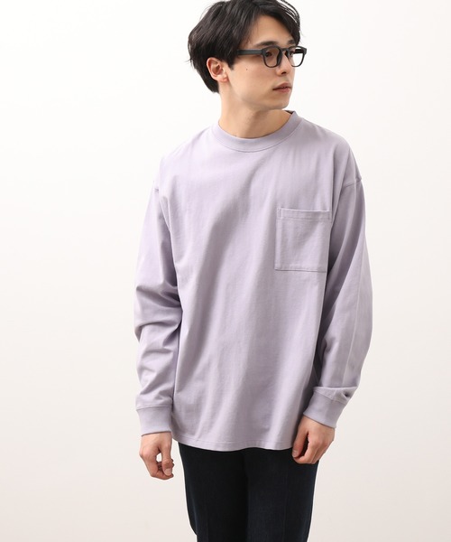 JUNRED(ジュンレッド)の「USAコットンロンT(Tシャツ/カットソー・メンズ・ホワイト/ブラック/ベージュ/ターコイズブルー/ラベンダー・LL/M/L)」の5枚目の写真