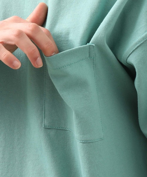 JUNRED(ジュンレッド)の「USAコットンロンT(Tシャツ/カットソー・メンズ・ホワイト/ブラック/ベージュ/ターコイズブルー/ラベンダー・LL/M/L)」の16枚目の写真