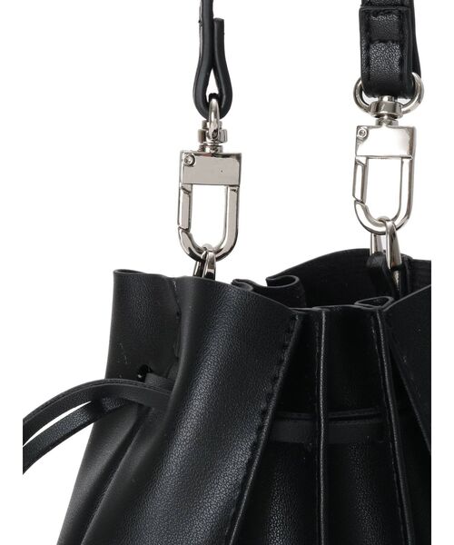 EMODA(エモダ)の「UNEVENコンパクトバッグ(ショルダーバッグ・レディース・ホワイト/ベージュ/ブラック/オレンジ・FREE)」の11枚目の写真