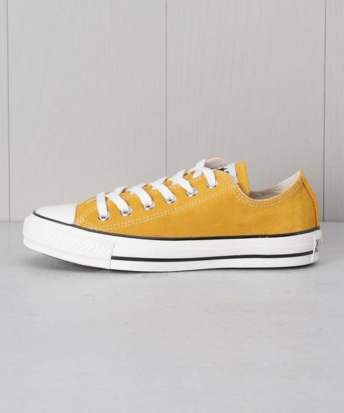 CONVERSE（コンバース）の「＜CONVERSE＞SUEDE ALL STAR OX/スニーカー（スニーカー・レディース・ダークグレー/マスタード・23.5cm/25cm/23cm/24cm/24.5cm）」の2枚目の写真