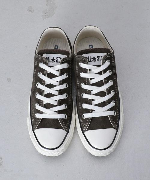 CONVERSE（コンバース）の「＜CONVERSE＞SUEDE ALL STAR OX/スニーカー（スニーカー・レディース・ダークグレー/マスタード・23.5cm/25cm/23cm/24cm/24.5cm）」の3枚目の写真