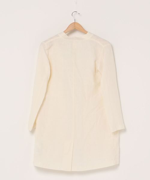SHIPS（シップス）の「120%LINO:STRIPE HAORI（シャツ/ブラウス・レディース・ナチュラル/ベージュ・ONE SIZE）」の3枚目の写真