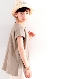 classicalelf | 《キッズ 》ランダムリブフレンチボートネックTシャツ(Tシャツ/カットソー)