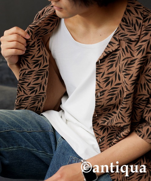 antiqua(アンティカ)の「綿100%タンクトップ(タンクトップ・メンズ・ブラック/オフホワイト/オレンジ/杢グレー/ベージュ系その他/ブラウン系その他/ブルー系その他/カーキ系・M/L/L/XL)」の14枚目の写真