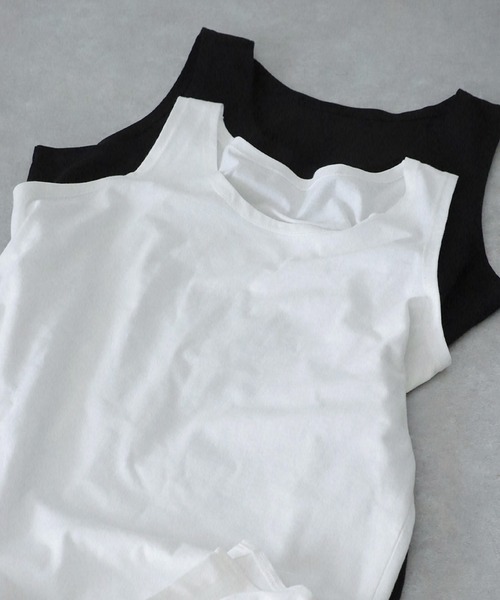 antiqua(アンティカ)の「綿100%タンクトップ(タンクトップ・メンズ・ブラック/オフホワイト/オレンジ/杢グレー/ベージュ系その他/ブラウン系その他/ブルー系その他/カーキ系・M/L/L/XL)」の21枚目の写真