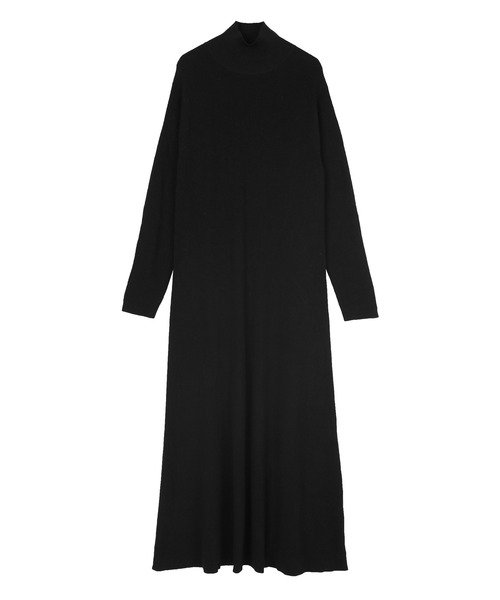 UR'S（ユアーズ）の「ﾀｰﾄﾙﾈｯｸﾛﾝｸﾞﾌﾚｱﾆｯﾄﾜﾝﾋﾟｰｽ（ワンピース・レディース・グレイッシュベージュ/モカ/オフホワイト/ブラック/ボルドー・L/M/PS(XS－S)）」の7枚目の写真