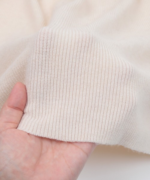 UR'S（ユアーズ）の「ﾀｰﾄﾙﾈｯｸﾛﾝｸﾞﾌﾚｱﾆｯﾄﾜﾝﾋﾟｰｽ（ワンピース・レディース・グレイッシュベージュ/モカ/オフホワイト/ブラック/ボルドー・L/M/PS(XS－S)）」の16枚目の写真