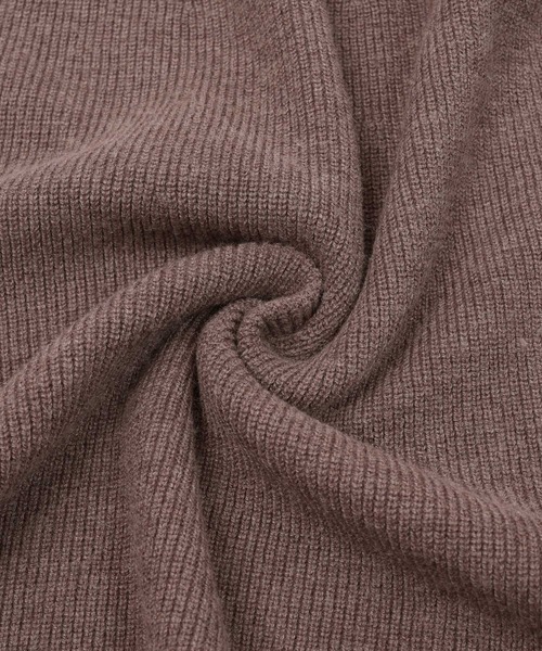 UR'S（ユアーズ）の「ﾀｰﾄﾙﾈｯｸﾛﾝｸﾞﾌﾚｱﾆｯﾄﾜﾝﾋﾟｰｽ（ワンピース・レディース・グレイッシュベージュ/モカ/オフホワイト/ブラック/ボルドー・L/M/PS(XS－S)）」の17枚目の写真