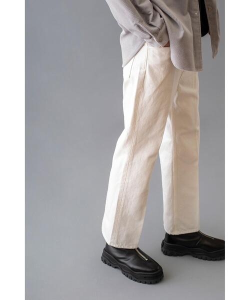 MONKEY TIME（モンキータイム）の「＜monkey time＞ WHITE KATURAGI BACK SLIT TROUSER/バックスリットトラウザーズ（デニムパンツ・メンズ・ホワイト・LARGE/SMALL/MEDIUM）」の17枚目の写真